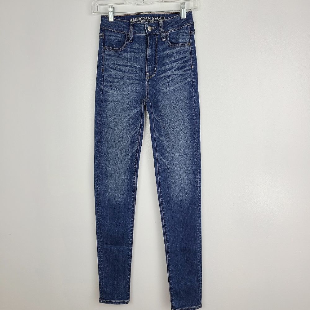 America Eagle Women’s Super Hi-Rise Jeans 0